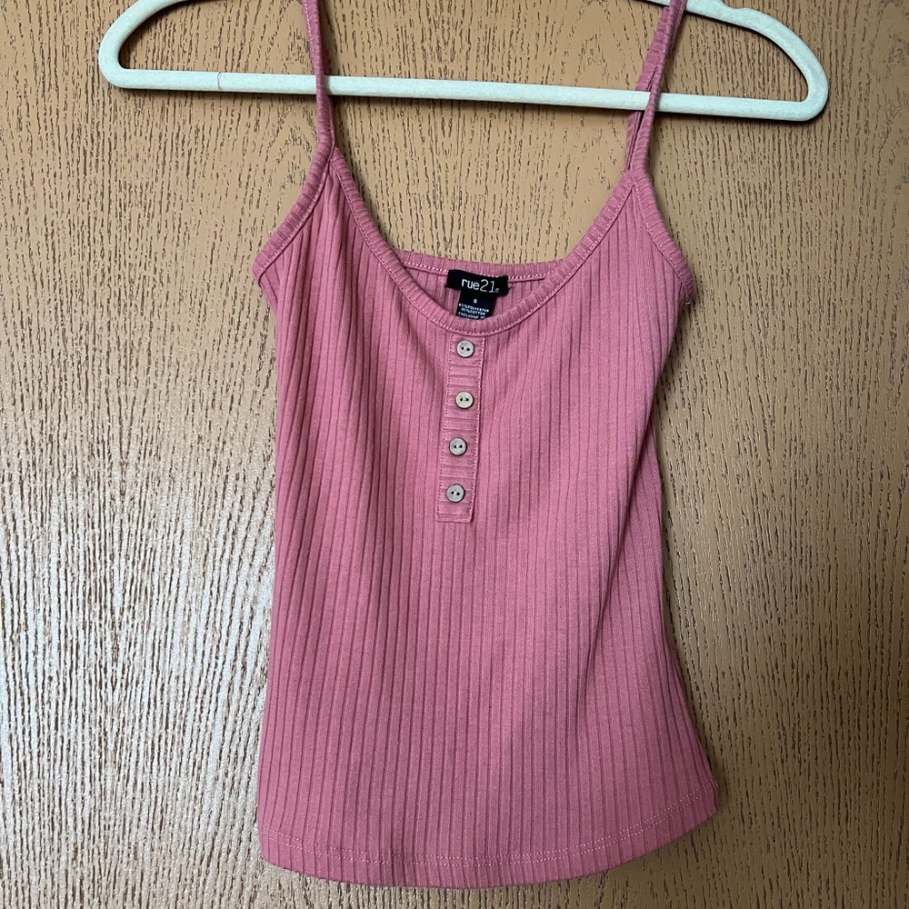 Pink Rue 21 Tank Top